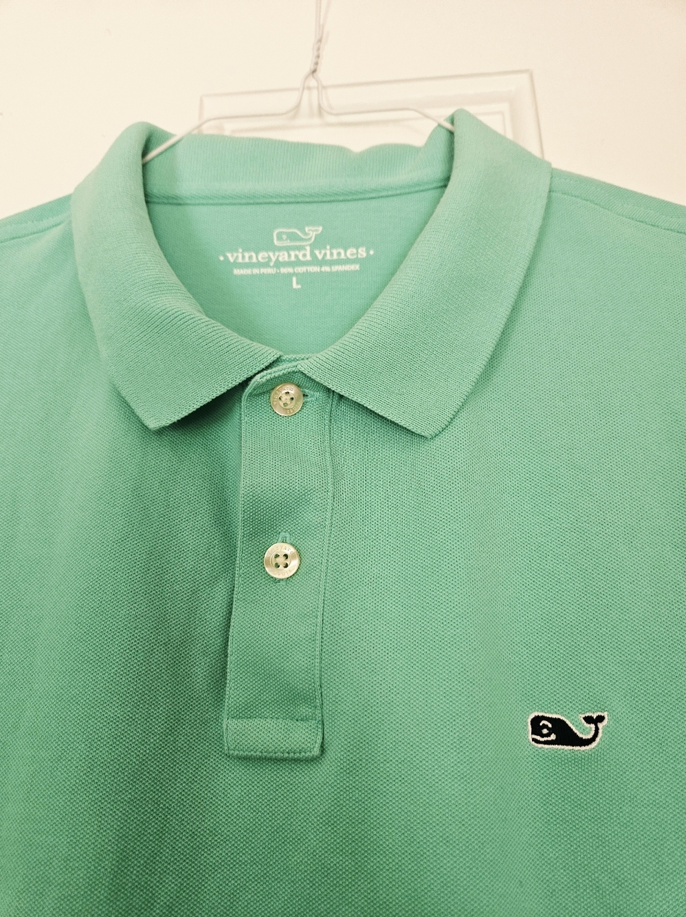 Vineyard Vines Men's Seafoam Green Polo